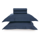 Jogo de Cama 270 Fios - Domos Marinho - Queen Size - KARSTEN